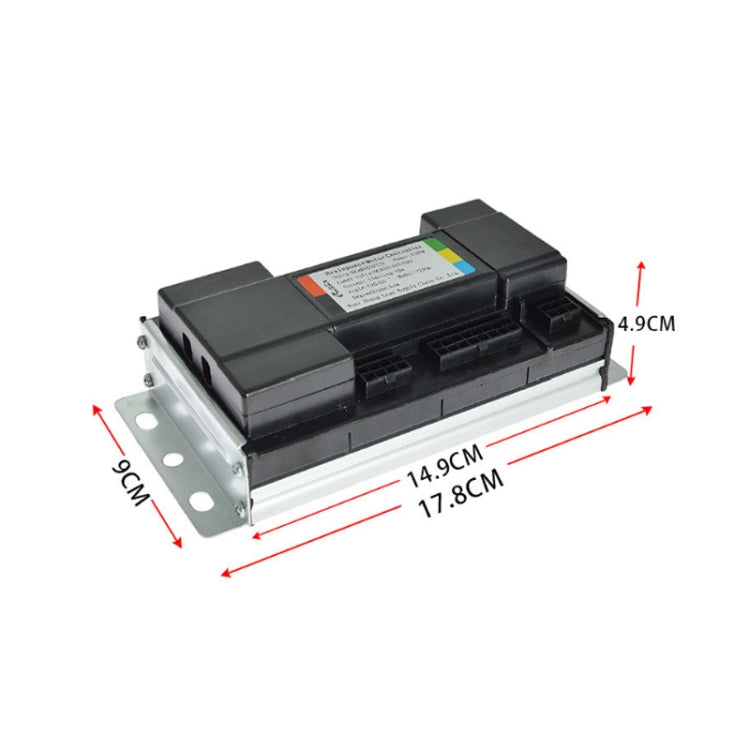 Contrôleur de véhicule électrique à onde sinusoïdale 48V/60V/72V 1500W, contrôleur de vitesse de moteur intelligent divisé