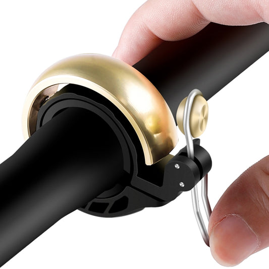 WEST BIKING Bicycle Retro Copper Bell Riding Crisp & Loud Bell, WEST BIKING Copper Bell(Gold)