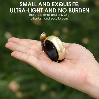 WEST BIKING Bicycle Retro Copper Bell Riding Crisp & Loud Bell, WEST BIKING Copper Bell(Gold)