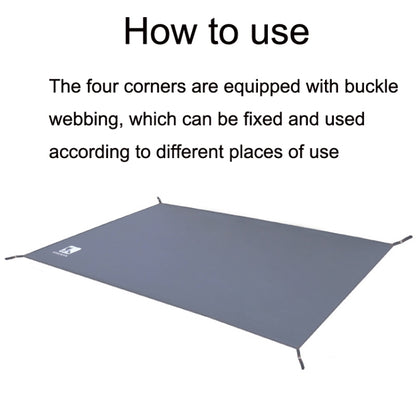 Tapis de sol d'extérieur en toile Oxford épaissie imperméable pour pique-nique, Dimensions :, 90x210cm, 140x210cm, 180x210cm, 210x210cm, 240x210cm