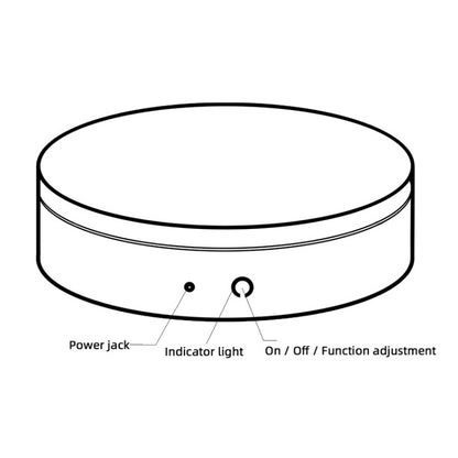 Intelligent Variable Speed Large Object Electric Rotating Display Stand Electric Turntable