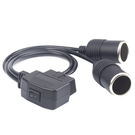 Câble d'alimentation OBD vers allume-cigare femelle pour enregistreur de conduite, 50 cm, 60 cm