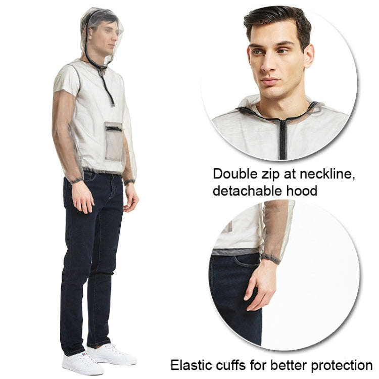 Veste d'expédition "Jungle" respirante et anti-insectes avec capuche et maille anti-morsure, Tailles L, XL, XXL