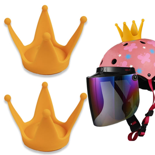 Lot de 2 décorations de casque de moto à ventouse, jaune, rose clair, gris, bleu, rouge pêche