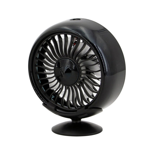Ventilateur de tableau de bord multifonction USB F102 avec lumières colorées, noir, argent
