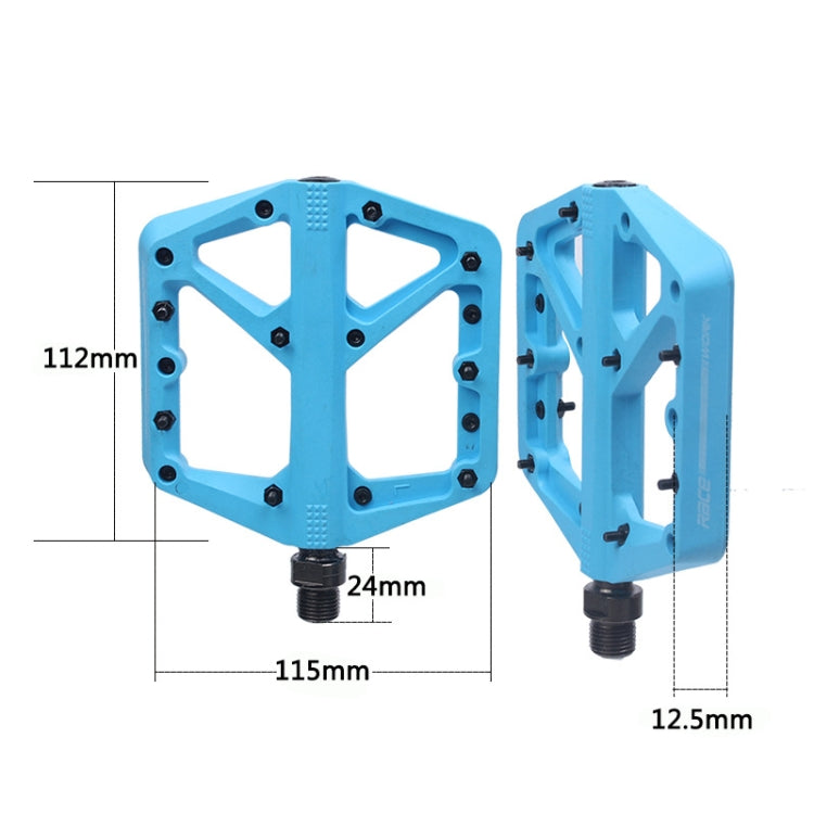 RACEWORK RK66 Mountain Bike Nylon Fiber Pedals, RK66
