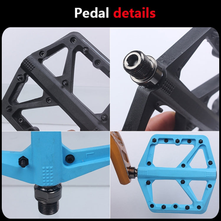 RACEWORK RK66 Mountain Bike Nylon Fiber Pedals, RK66