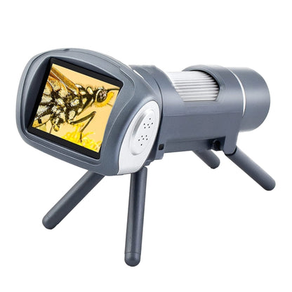 Children Camera Microscope USB Electronic Microscope Digital Magnifying Glass, Children Camera Pink, Children Camera Silver Gray