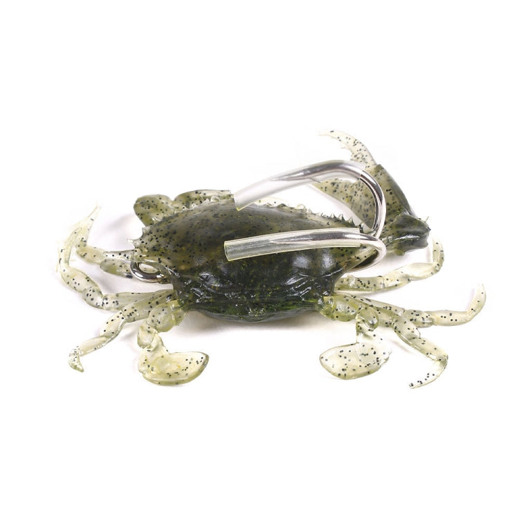 3 PIÈCES HENGJIA SO068 Leurre de pêche sur glace anti-accrochage, hameçon crabe submergé, 8cm 19g 1, 8cm 19g 2, 8cm 19g 3, 10cm 30g Orange, 10cm 30g Vert, 10cm 30g Gris