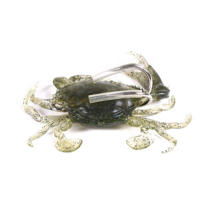 3 PIÈCES HENGJIA SO068 Leurre de pêche sur glace anti-accrochage, hameçon crabe submergé, 8cm 19g 1, 8cm 19g 2, 8cm 19g 3, 10cm 30g Orange, 10cm 30g Vert, 10cm 30g Gris