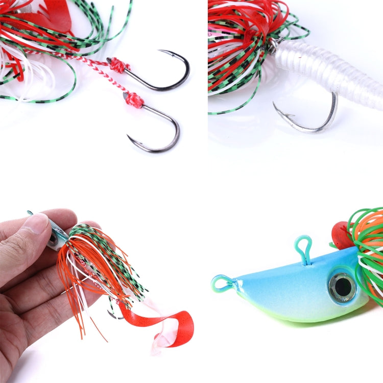 Hameçon plomb barbichette tête de poisson HENGJIA JIG, 20G, 40G, 60G, 80G, 100G, 120G, 150G