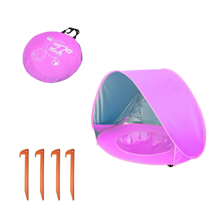 Baby Beach Tent With Pool Portable Foldable Sunshelter, Orange, Pink, Lake Green Stripe, Pink Stripe, Shark Gray, Shark Yellow, Whale Blue, Whale Pink