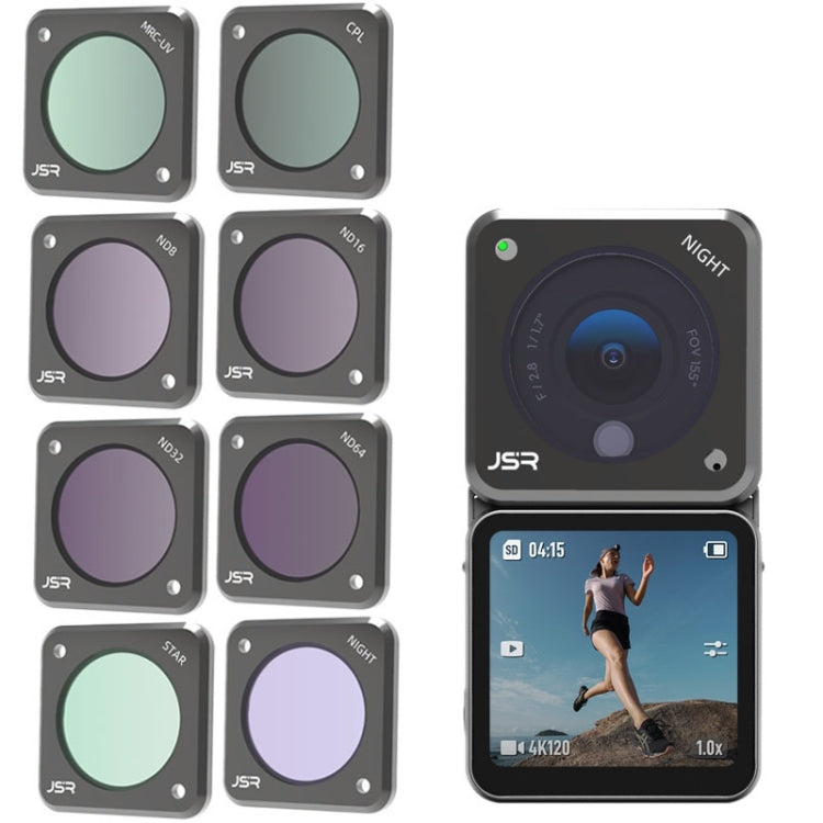 Filtres pour caméra d'action JUNESTAR pour DJI Action 2,Style :, CPL, ND4, ND8, ND16, ND32, ND64, ND1000, ND8PL, ND64PL, Macro 10X, Nuit, Étoile, CS-3IN1, CS-4in1, CS-4in1 (NDPL), CS-6IN1, CS-8in1