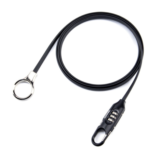 PL3001 Cadenas antivol portable pour vélo de montagne, antivol à câble à combinaison (noir)