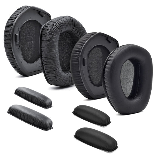 2 PCS Headphone Head Beam Protection Pad, For Sennheiser HDR RS185 (Frog Leather), For Sennheiser HDR RS165 175 (Protein Skin ), For Sennheiser HDR RS165 175 (Frog Leather)