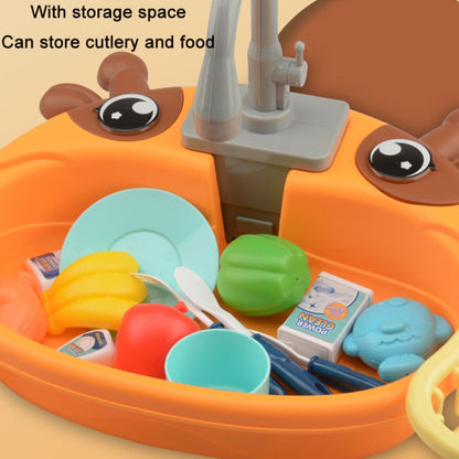 Children Kitchen Toys Electric Circulating Water Dishwasher, Panda, Yellow Duck, Yellow, Blue, Pink, Green, Giraffe, Dinosaur