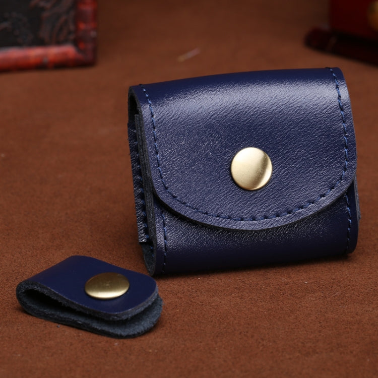 S122 Vintage Mini Leather Headphone Bag, Coffee, Wine Red, Black, Blue, Gray, Green