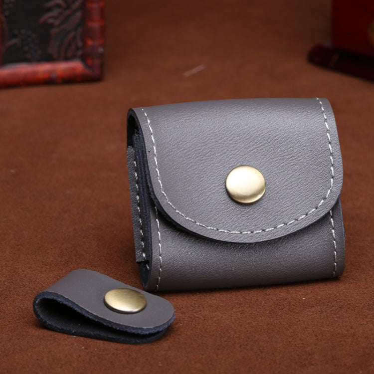 S122 Vintage Mini Leather Headphone Bag, Coffee, Wine Red, Black, Blue, Gray, Green
