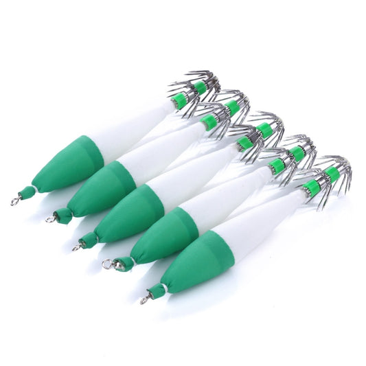 5 PCS / Bag HENGJIA SJ001 Luminous Explosion Squid Hook Deep Sea Fishing Fake Bait, SJ001 (4), SJ001 (5), SJ001 (1), SJ001 (2), SJ001 (3)
