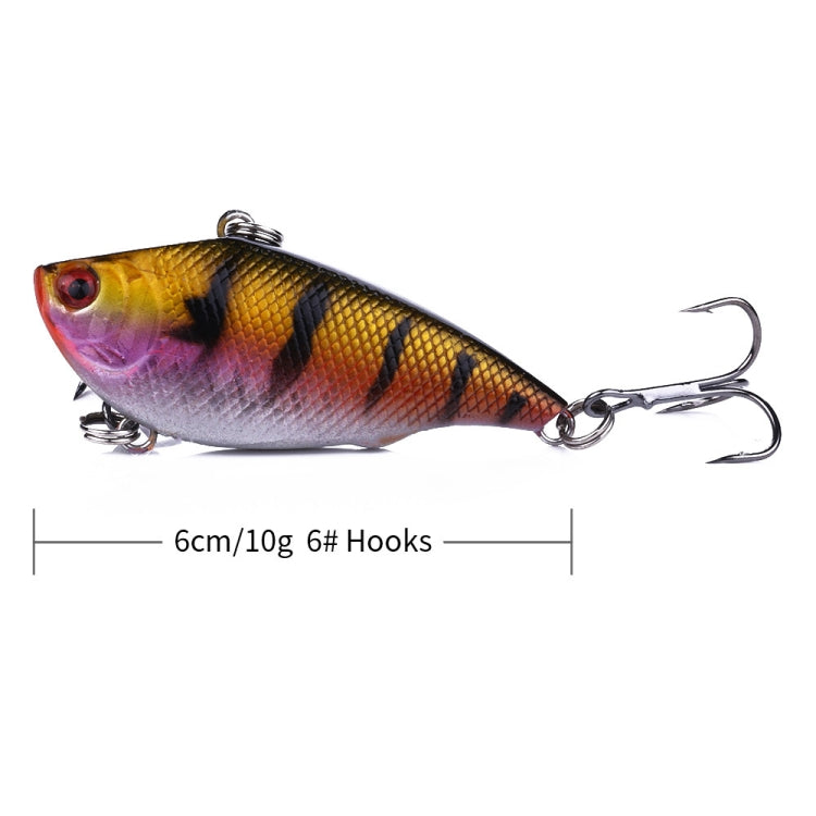 Leurre de pêche HENGJIA VI022 10g 6cm en plastique VIB, appât dur avec billes sonores, VI022 1, VI022 2, VI022 3, VI022 4, VI022 5, VI022 6, VI022 7, VI022 8, VI022 9, VI022 10