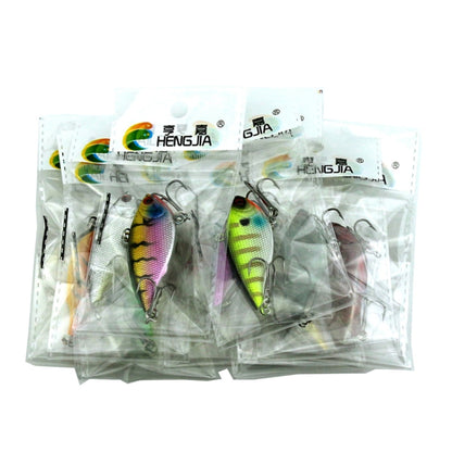 Leurre de pêche HENGJIA VI022 10g 6cm en plastique VIB, appât dur avec billes sonores, VI022 1, VI022 2, VI022 3, VI022 4, VI022 5, VI022 6, VI022 7, VI022 8, VI022 9, VI022 10