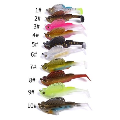 4 leurres souples HENGJIA SO062 "Jumping Fish Luya" à queue défensive de 14g, SO062 7, SO062 8, SO062 9, SO062 10, SO062 1, SO062 2, SO062 3, SO062 4, SO062 5, SO062 6