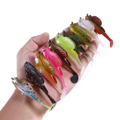 4 leurres souples HENGJIA SO062 "Jumping Fish Luya" à queue défensive de 14g, SO062 7, SO062 8, SO062 9, SO062 10, SO062 1, SO062 2, SO062 3, SO062 4, SO062 5, SO062 6