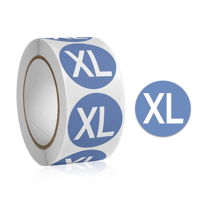 10 PCS Clothing Shoes & Hats Size Model Label Round Sticker, A-446, A-447, A-448, A-449, A-450, A-451, A-452, A-453, A-454, A-455, A-456, A-457, A-444, A-445