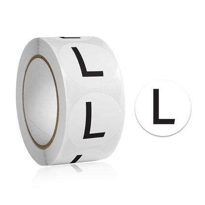 10 PCS Clothing Shoes & Hats Size Model Label Round Sticker, A-446, A-447, A-448, A-449, A-450, A-451, A-452, A-453, A-454, A-455, A-456, A-457, A-444, A-445