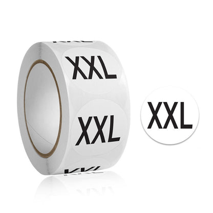 10 PCS Clothing Shoes & Hats Size Model Label Round Sticker, A-446, A-447, A-448, A-449, A-450, A-451, A-452, A-453, A-454, A-455, A-456, A-457, A-444, A-445