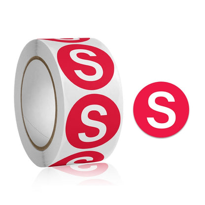 10 PCS Clothing Shoes & Hats Size Model Label Round Sticker, A-446, A-447, A-448, A-449, A-450, A-451, A-452, A-453, A-454, A-455, A-456, A-457, A-444, A-445