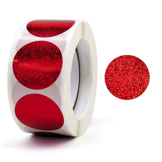 Gift Goods Decorative Color Stickers Envelope Self-adhesive Seal, 25mm