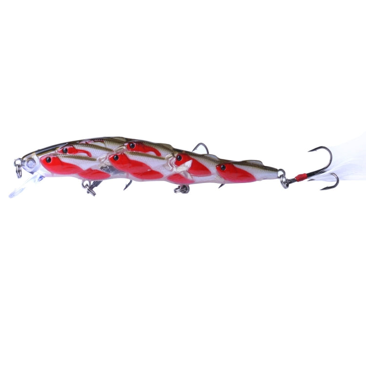HENGJIA MI113 11,5cm 15,7g Leurre de Pêche en Mer à Manivelle avec Hameçon à Plumes, MI113 A, MI113 B, MI113 C, MI113 D, MI113 E