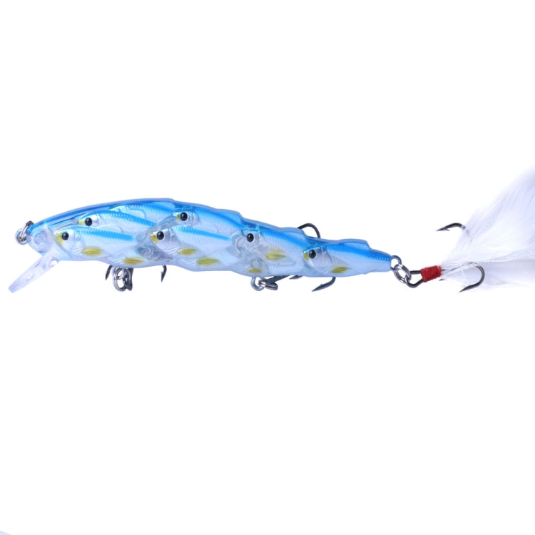HENGJIA MI113 11,5cm 15,7g Leurre de Pêche en Mer à Manivelle avec Hameçon à Plumes, MI113 A, MI113 B, MI113 C, MI113 D, MI113 E