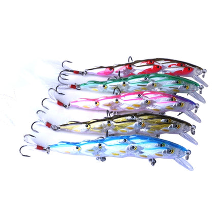 HENGJIA MI113 11,5cm 15,7g Leurre de Pêche en Mer à Manivelle avec Hameçon à Plumes, MI113 A, MI113 B, MI113 C, MI113 D, MI113 E
