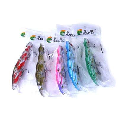 HENGJIA MI113 11,5cm 15,7g Leurre de Pêche en Mer à Manivelle avec Hameçon à Plumes, MI113 A, MI113 B, MI113 C, MI113 D, MI113 E