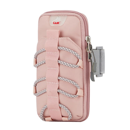 X3012 Outdoor Sports Running Waterproof Mobile Phone Arm Bag, Pink, Black
