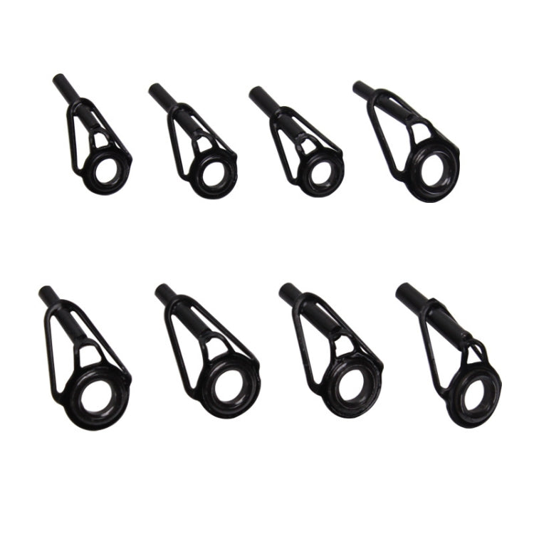 80 PCS / Box Top Ring Leading Eye Lure Rod Accessories, Style:, Stainless Steel+Ceramic Ring, Iron+Ceramic Ring