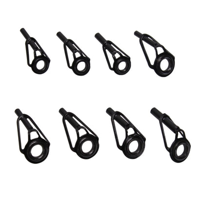 80 PCS / Box Top Ring Leading Eye Lure Rod Accessories, Style:, Stainless Steel+Ceramic Ring, Iron+Ceramic Ring