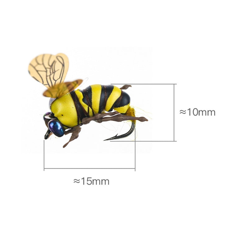 Appât artificiel flottant pour insectes Bionic Bee Road Bait, 8-3b