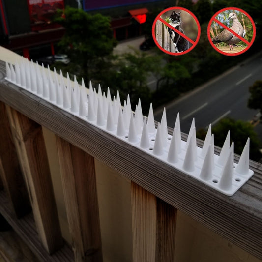Plastic Bird Repellent Thorns Fence Anti-climb Nails, White, Brick Red, Green, Grass Green, Transparent, Grey, Brown, Black