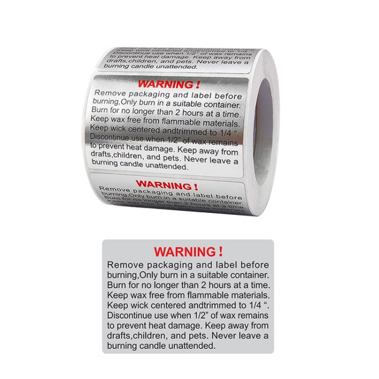 Warning That Opening This Package Will Bring Great Happiness Sealing Sticker, 40x60mm