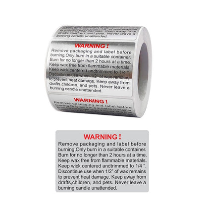Warning That Opening This Package Will Bring Great Happiness Sealing Sticker, 40x60mm