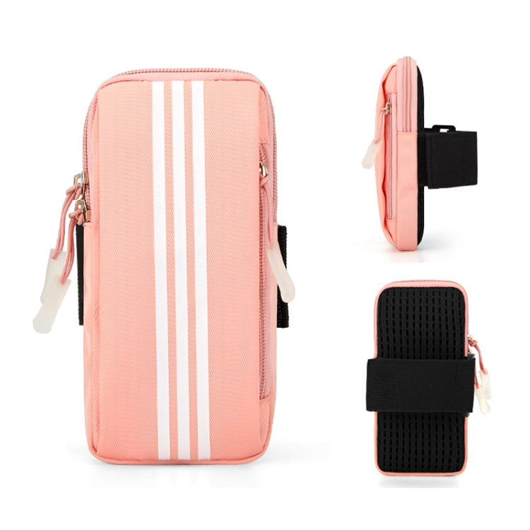 Outdoor Sports Running Mobile Phone Arm Bag Fitness Wrist Bag, Blue, Black, Orange, Grey, Pink