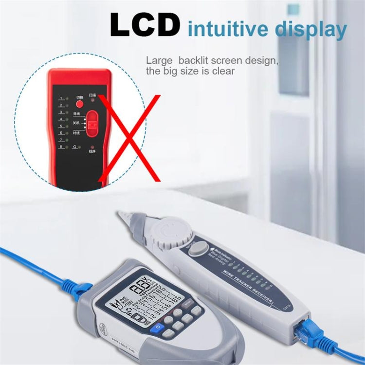 Network Cable Tester Wire Tracker Battery Voltage POE Test Multi-function Cable Tester, ET612, ET613