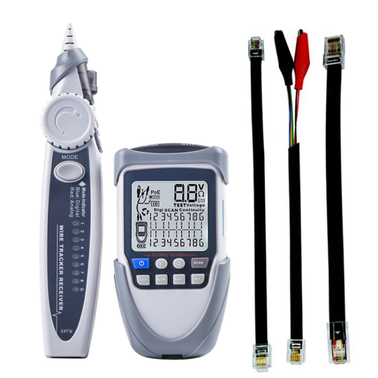 Network Cable Tester Wire Tracker Battery Voltage POE Test Multi-function Cable Tester, ET612, ET613