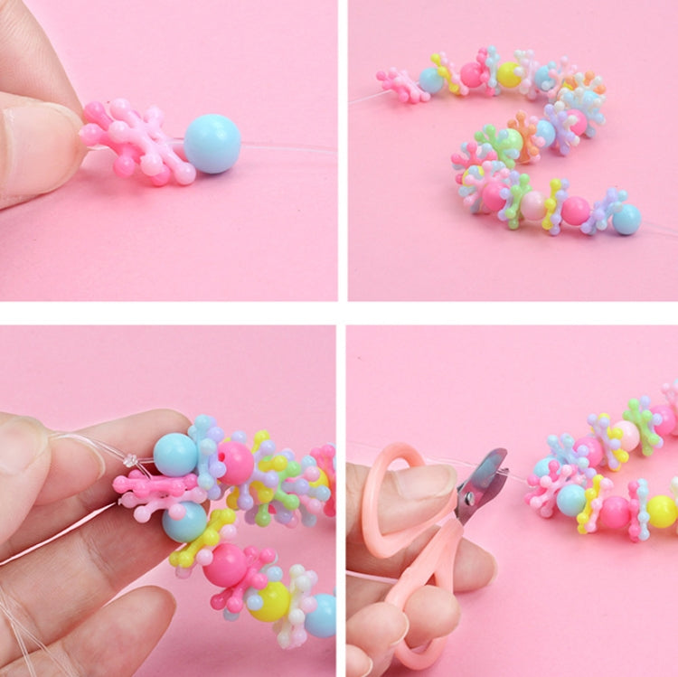 24 Grid Acrylic Beaded Kids DIY Necklace Bracelet Toys