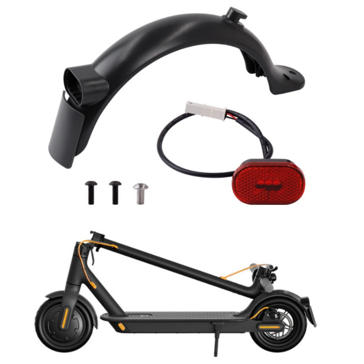 Garde-boue/feu arrière de trottinette électrique pour Xiaomi Mijia Pro2, Garde-boue+feu arrière