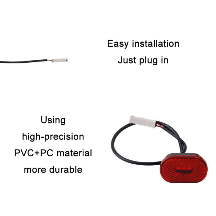 Garde-boue/feu arrière de trottinette électrique pour Xiaomi Mijia Pro2, Garde-boue+feu arrière