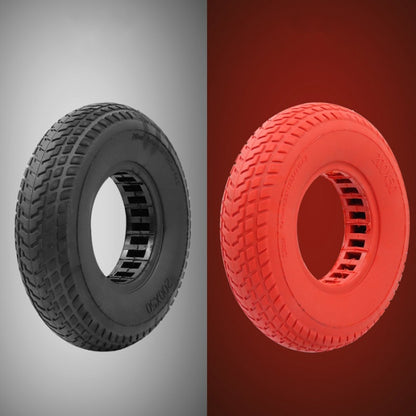 8 inch Hollow Solid Rubber Tire For Xiaomi Scooter, Black, Red